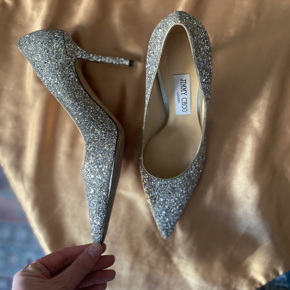 Sparkling Jimmy Choos ! Barely Worn - image 2